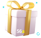 Receba seus bônus de boas-vindas no 56a